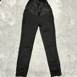 Madewell Maternity Jeans Womens 29 Black Skinny Stretch